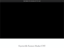 Tablet Screenshot of fayettevillefarmersmarketcny.com